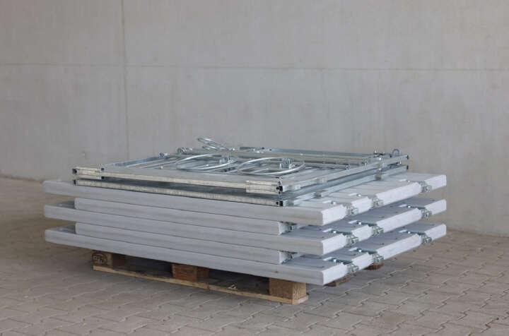 KERBL Modulare Kälberbox Doppelbucht wandständig